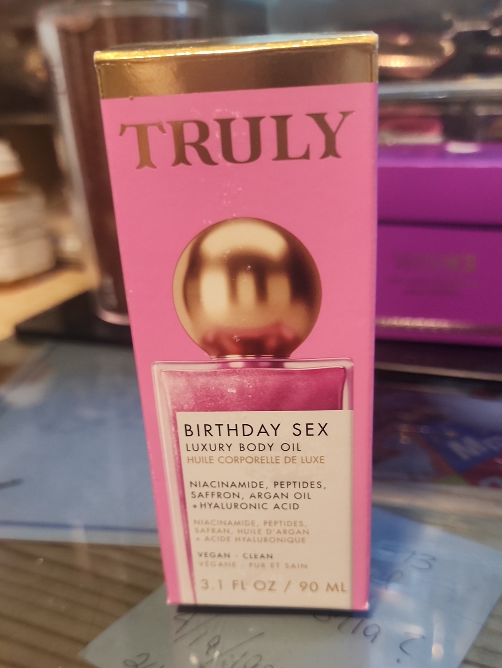 TRULY Pink & Gold Birthday Body Oil